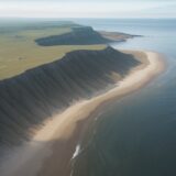 【潮の流れ】海釣りの危険な地形 | 安全にポイントを選ぶ方法 をイメージした 広角の風景 の写真
