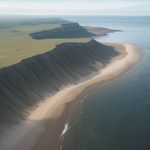 【潮の流れ】海釣りの危険な地形 | 安全にポイントを選ぶ方法 をイメージした 広角の風景 の写真