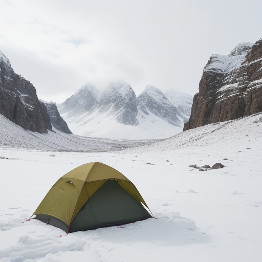 【低体温症】登山のリスクを減らす装備 | 体温を維持する対策法 をイメージした 広角の風景、山 の写真
