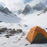 【登山ギア】寿命の見極め方 | 交換時期を判断するチェックリスト をイメージした 広角の風景、山 の写真