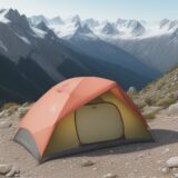 【登山】稜線での日焼けを防ぐ方法 | 紫外線を遮る装備と対策 をイメージした 広角の風景、山、稜線 の写真