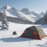 【冬山】結露対策に役立つグッズ | 装備選びのポイントと使い方 をイメージした 広角の風景、山、冬 の写真