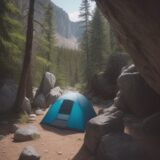【三点支持】岩場の登り方 | 登山の安全な歩き方とコツ をイメージした 広角の風景、ハイキング の写真
