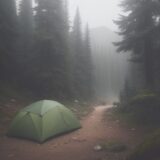 【登山ザック】雨を防ぐ防水対策 | おすすめのアイテムと使い方 をイメージした 広角の風景、ハイキング の写真