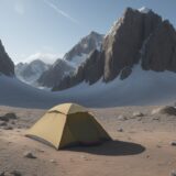 【登山用テント】ジッパーの故障を直す方法 | 道具の修理手順 をイメージした 広角の風景、山 の写真
