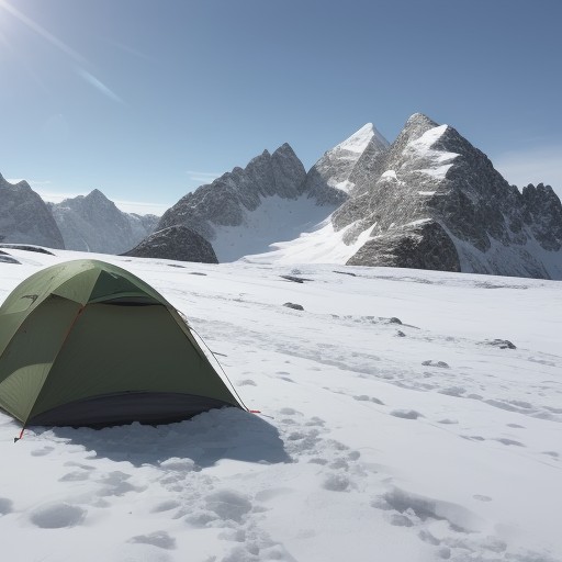 【登山】稜線での低温症を防ぐ | 体温維持のための服装と対策 をイメージした 広角の風景、山、稜線 の写真