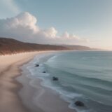 【潮の流れ】危険な波の見分け方 | 海での安全な過ごし方 をイメージした 広角の風景 の写真