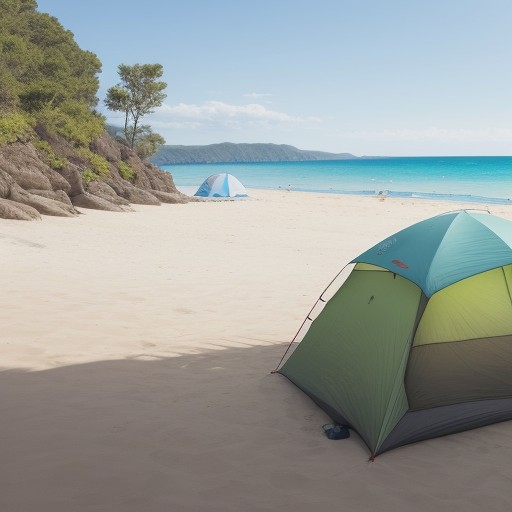 【日差し対策】海での日焼けを防ぐアイテム | おすすめの選び方と準備物 をイメージした 広角の風景 の写真