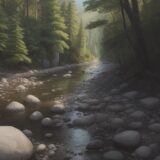 【川の危険生物】注意したい生き物の特徴 | 回避する方法と対策 をイメージした 広角の風景、川 の写真