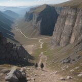 【下山判断】登山初心者が意識したい目安 | 安全に山を降りるタイミング をイメージした 広角の風景 の写真
