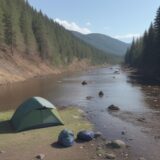 【川の増水】濁りの変化で判断する | 安全な撤収のタイミング をイメージした 広角の風景、川 の写真