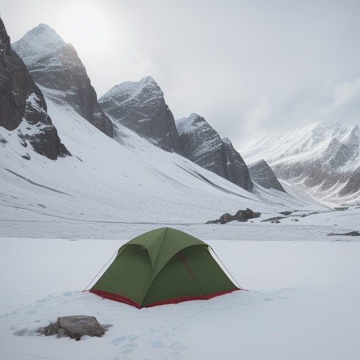 【低体温症】登山のリスクを減らす対策 | 体温を維持する服装と装備 をイメージした 広角の風景、山 の写真