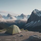 【登山】疲労回復の方法 | 足の疲れをリセットする習慣 をイメージした 広角の風景、山 の写真