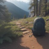 【登山用ザック】汚れを落とす洗い方 | 準備する道具と手順 をイメージした 広角の風景、ハイキング の写真