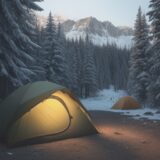 【ヘッドライト】予備電池の収納方法 | 登山での持ち運び方 をイメージした 広角の風景、ハイキング の写真