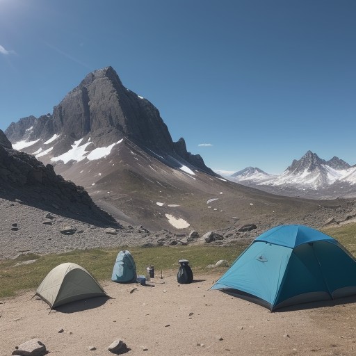 【水分補給】真夏の登山で準備すべき飲み物 | 脱水症状を防ぐ対策方法 をイメージした 広角の風景、山、夏 の写真