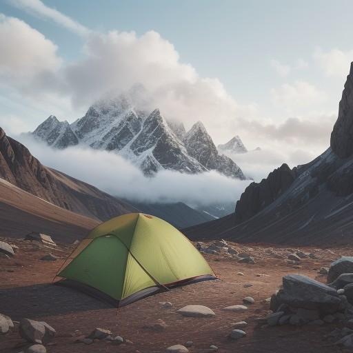 【登山】雲行きの変化に注意 | 山での危険信号と判断基準 をイメージした 広角の風景、山 の写真