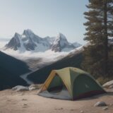 【登山道具】おすすめの保管場所 | 整理整頓で準備をスムーズにする方法 をイメージした 広角の風景、山 の写真