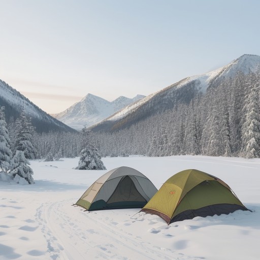 【冬山】結露を防ぐ道具選び | 装備で変える登山の快適さ をイメージした 広角の風景、山、冬、ハイキング の写真