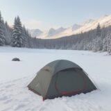 【冬山】低温症を防ぐ装備 | 体温を維持する対策と注意点 をイメージした 広角の風景、山、冬 の写真