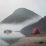 【海霧】出現する前のサイン | 釣り船から見る前兆と注意点 をイメージした 広角の風景 の写真
