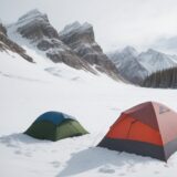 【低温症】冬山の登山の注意点 | 体温を維持する対策と装備 をイメージした 広角の風景、山、冬 の写真