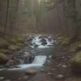 【ウェーダー】渓流釣りの正しい履き方 | 初心者が気をつけるポイント をイメージした 広角の風景、山 の写真
