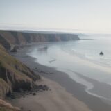 【潮の流れ】海での危険な場所 | 見極めるための判別方法 をイメージした 広角の風景 の写真