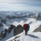 【登山】尾根歩きの基本 | 安全な足運びと注意点 をイメージした 広角の風景、山、稜線 の写真