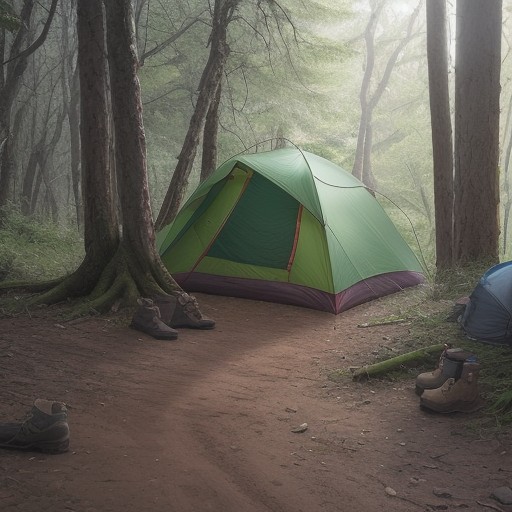 【登山シューズ】泥落としに使う道具 | 手入れの手順とコツ をイメージした 広角の風景、ハイキング の写真