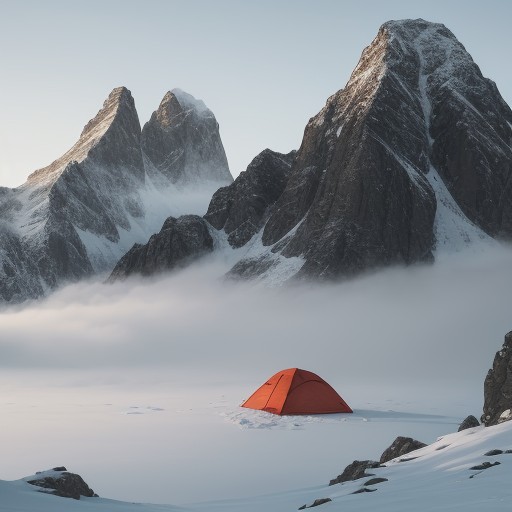 【登山】霧が出る前のサイン | 山での注意点と対策 をイメージした 広角の風景、山、山 の写真