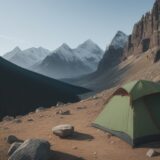 【キャンプ】救急車の呼び方 | 山奥での連絡先と伝え方 をイメージした 広角の風景、山 の写真