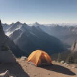 【登山】疲れにくい登り方のコツ | 体力を温存して山頂へ向かう方法 をイメージした 広角の風景、ハイキング の写真