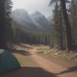 【登山ザック】正しいフィッティングの方法 | 肩と腰で支える調整のコツ をイメージした 広角の風景、ハイキング の写真