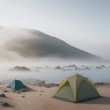 【海霧】発生する仕組みと原因 | 海岸で見かける白い霧の正体 をイメージした 広角の風景 の写真