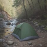 【防水ポーチ】川での使いやすさ | 失敗しない選び方のポイント をイメージした 広角の風景、川 の写真