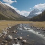 【渓流釣り】ラインの結び方 | 初心者が覚えたい基本の手順 をイメージした 広角の風景、山 の写真