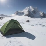 【登山】放射冷却による気温低下 | 山頂での服装と対策について をイメージした 広角の風景、山 の写真