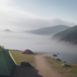 【海霧】遭難を防ぐルート選び | 安全な帰り道への対策 をイメージした 広角の風景 の写真