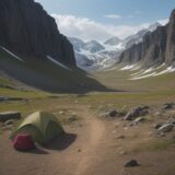 【登山靴】泥濘に強いモデルの選び方 | 足元の汚れを防ぐ対策 をイメージした 広角の風景、ハイキング の写真