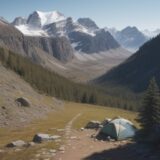 【登山用ウェア】破れた生地の直し方 | おすすめの補修テープと手順 をイメージした 広角の風景、ハイキング の写真