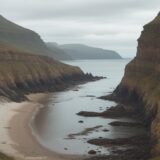 【潮位】海での危険な場所 | 判断基準と注意点 をイメージした 広角の風景 の写真
