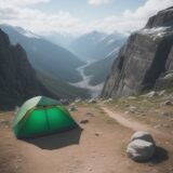 【登山】荷物を軽くするコツ | 山歩きを楽にする装備の選び方 をイメージした 広角の風景、ハイキング の写真