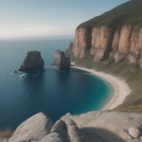 【岩場シューズ】海での滑り止め対策 | おすすめの選び方と注意点 をイメージした 広角の風景 の写真