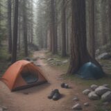 【登山靴】消臭剤の選び方 | 汗のニオイを防ぐ対策方法 をイメージした 広角の風景、ハイキング の写真