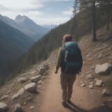【登山用ザック】破れた生地の直し方 | 自宅でできる修理手順 をイメージした 広角の風景、ハイキング の写真