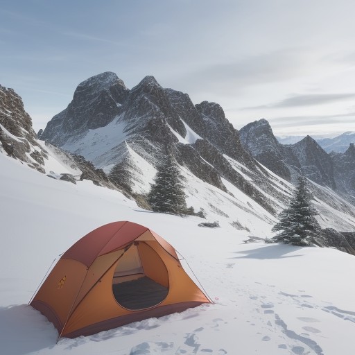 【登山用テント】ペグの選び方 | 地質に合わせた使い分けと種類 をイメージした 広角の風景、山 の写真