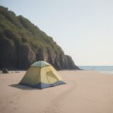 【ビーチバッグ】砂を取り除く洗い方 | 長く使うためのお手入れ手順 をイメージした 広角の風景 の写真