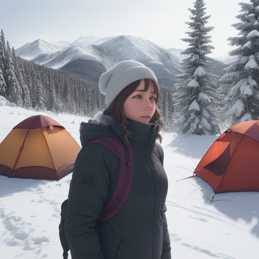 【スキーウェア】レディースの選び方 | 冬山で快適に過ごす服装のポイント をイメージした 冬、雪景色、山、冬 の写真