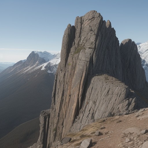【登山】崖での歩き方 | 安全なルート選びと回避の方法 をイメージした 山 の写真